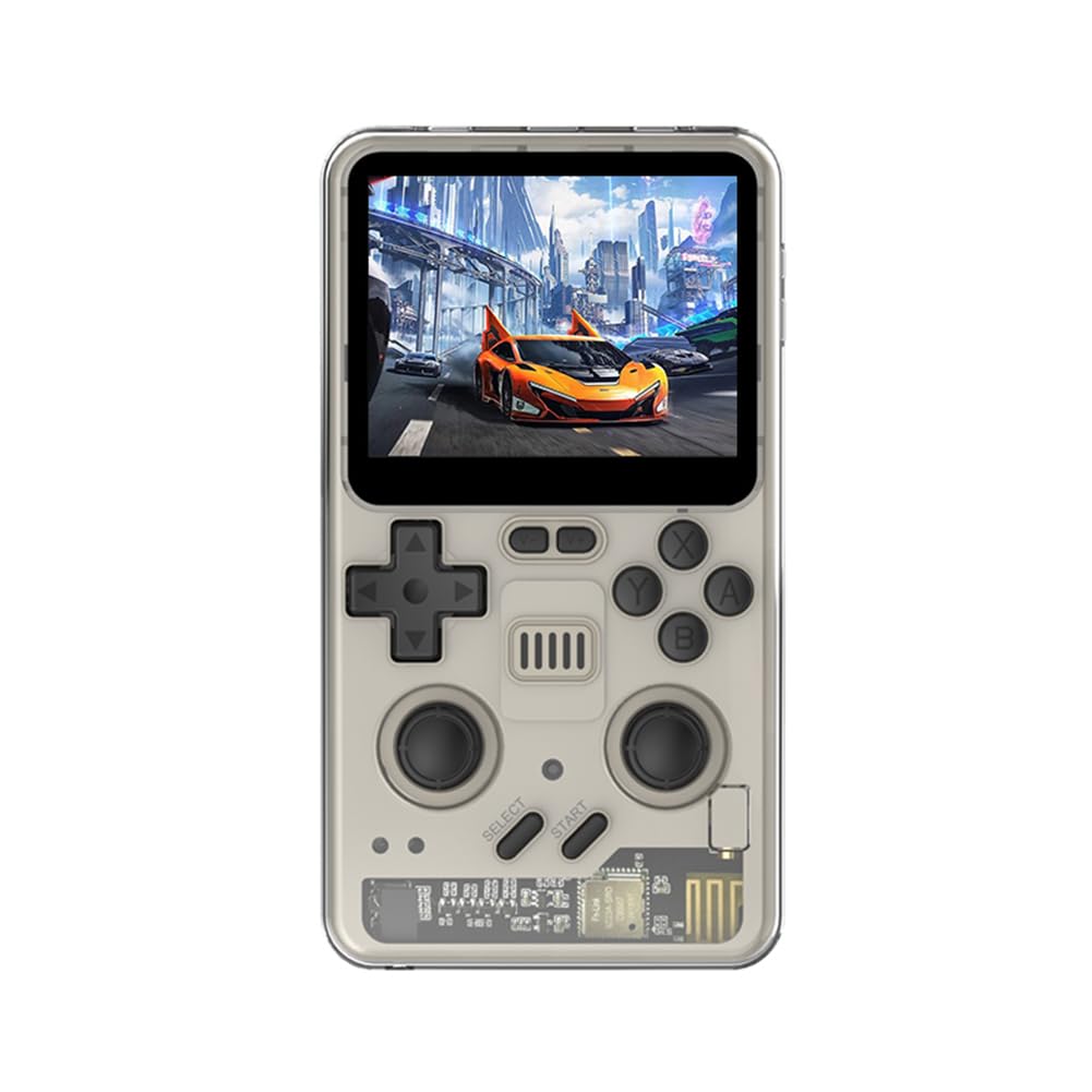 Powkiddy RGB20 Pro Handheld Retro Game Console, Vivid 3.2’’ IPS Screen, Powerful Quad-Core Processor, Dual TF Card Support, Long-Lasting 5000mAh Battery, Classic Gaming Experience (Green 128GB)