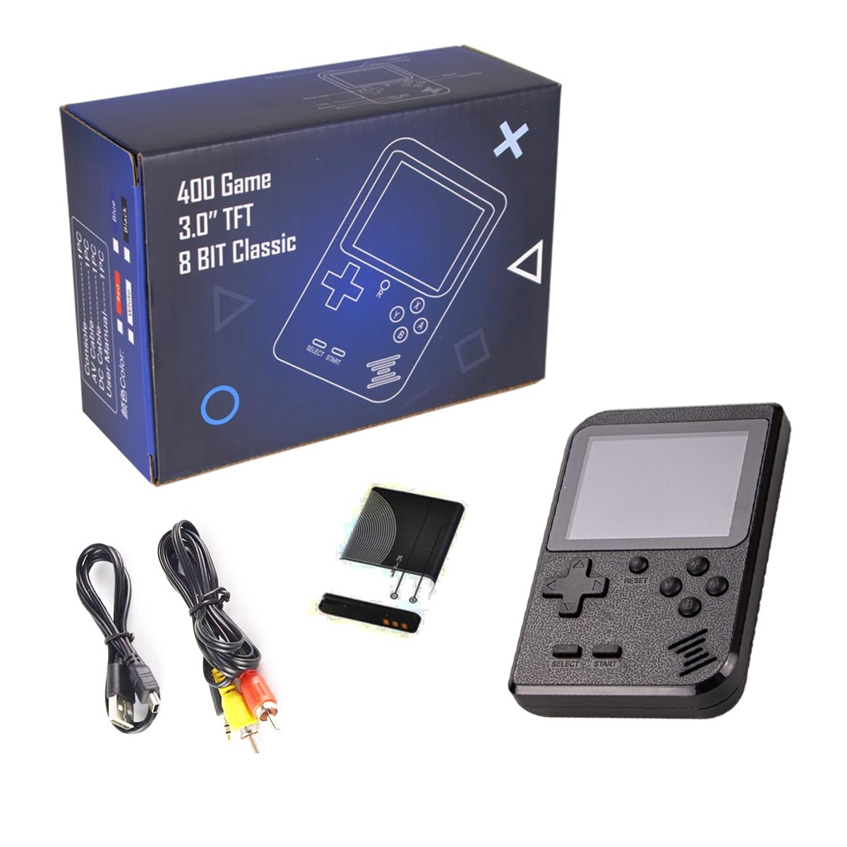 Portable Handheld Games Retro Mini Video Games,Handheld Game Console with 500 Classical FC Games 2.8" Color Screen,Birthday for Boys Girls and Adults (Game500-Red)