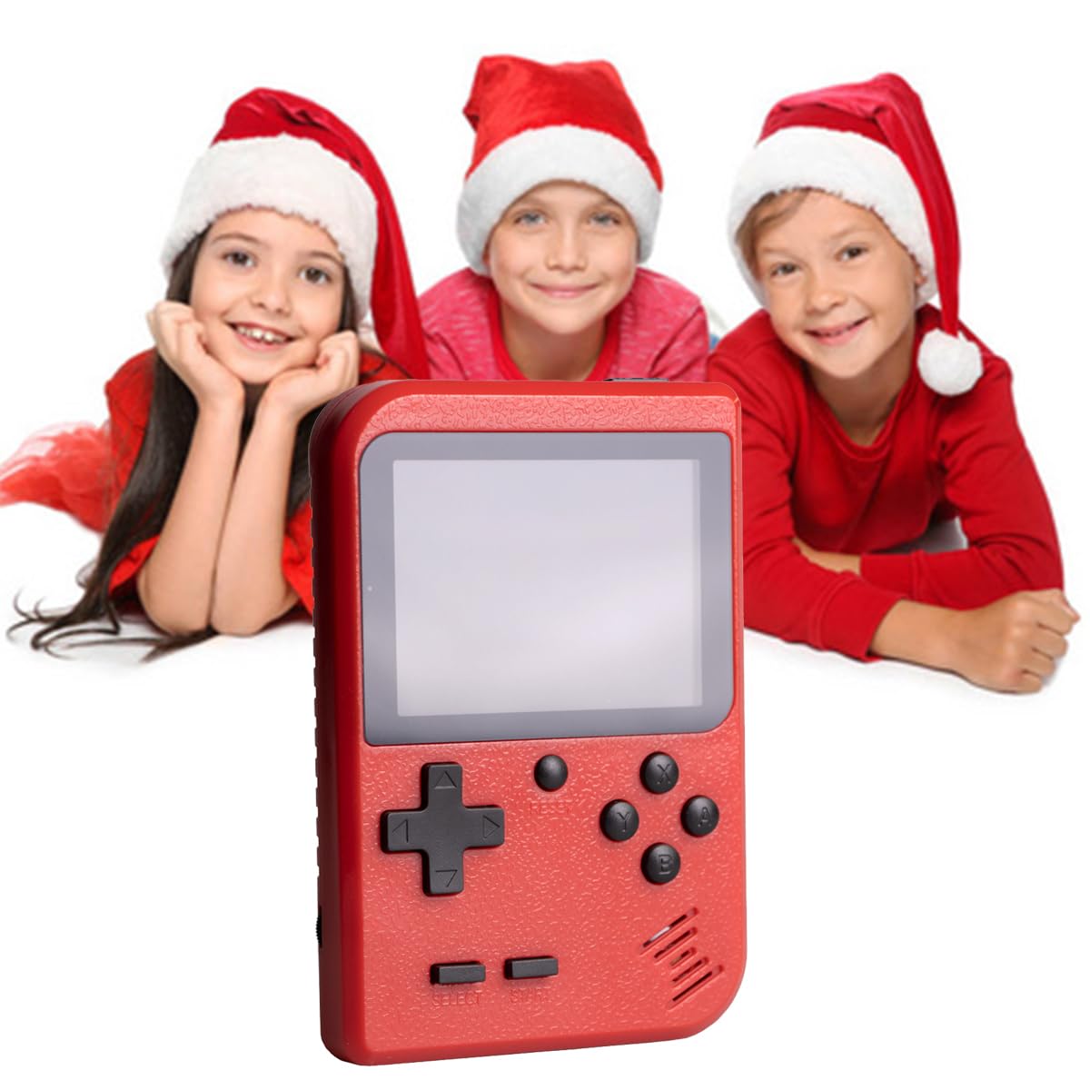 Portable Handheld Games Retro Mini Video Games,Handheld Game Console with 500 Classical FC Games 2.8" Color Screen,Birthday for Boys Girls and Adults (Game500-Red)