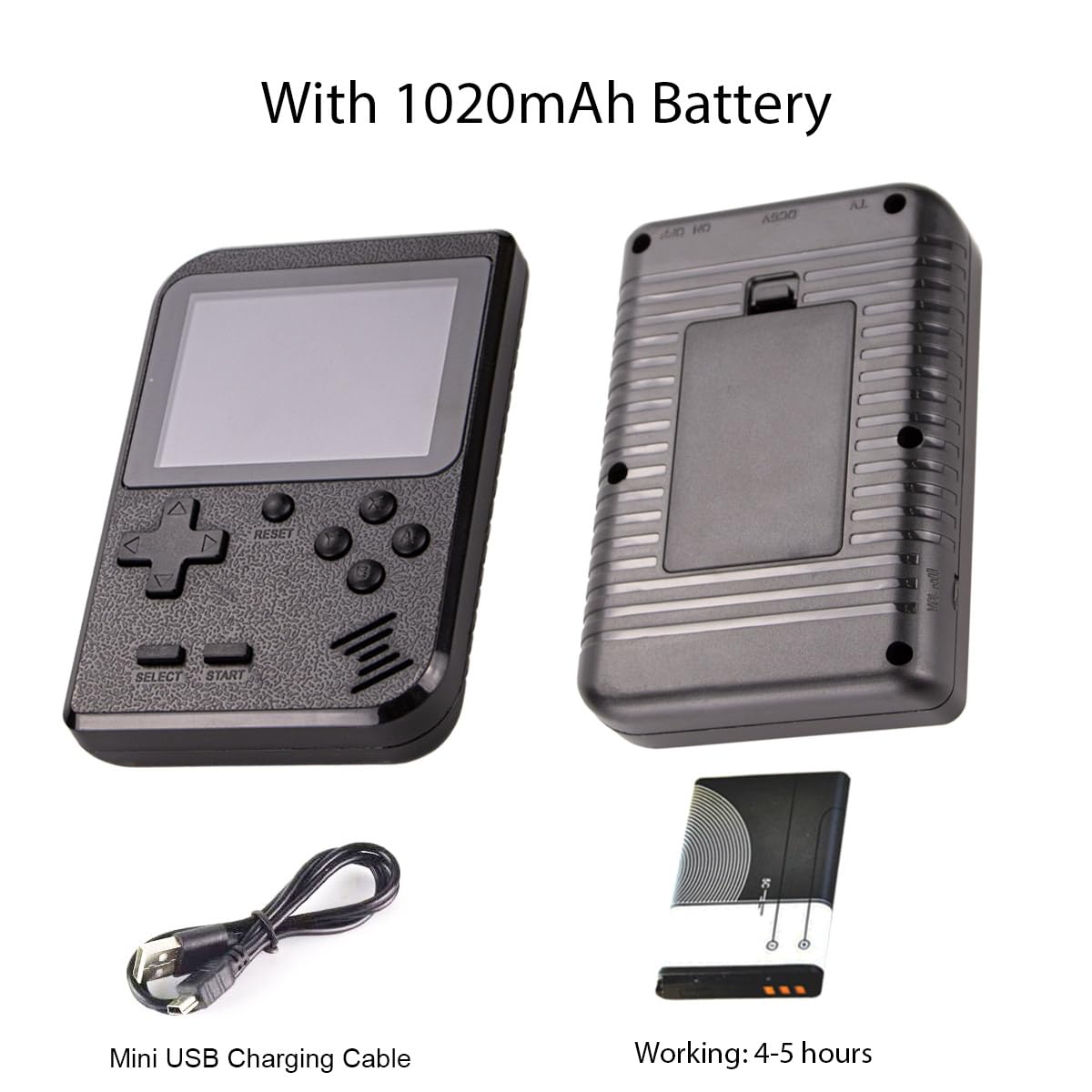 Portable Handheld Games Retro Mini Video Games,Handheld Game Console with 500 Classical FC Games 2.8" Color Screen,Birthday for Boys Girls and Adults (Game500-Red)