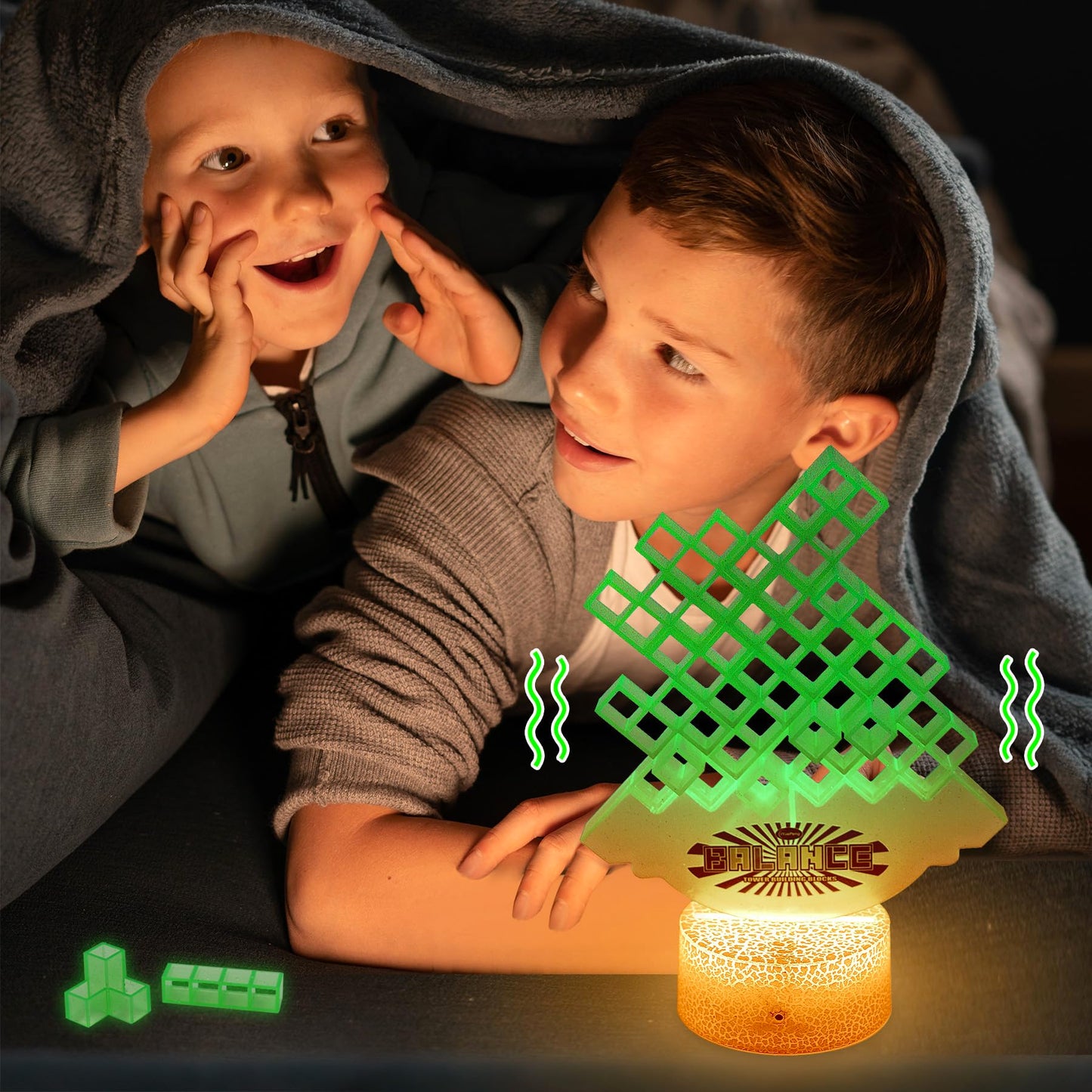 iYuePeng Board Games for Kids & Adults Tetra Tower Balance Stacking Toys Perfect for Family Games, Parties, Travel