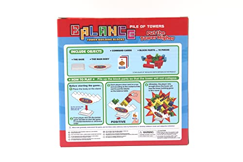 iYuePeng Board Games for Kids & Adults Tetra Tower Balance Stacking Toys Perfect for Family Games, Parties, Travel