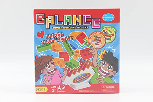 iYuePeng Board Games for Kids & Adults Tetra Tower Balance Stacking Toys Perfect for Family Games, Parties, Travel