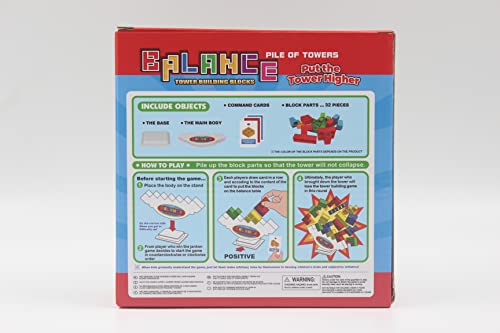 iYuePeng Board Games for Kids & Adults Tetra Tower Balance Stacking Toys Perfect for Family Games, Parties, Travel