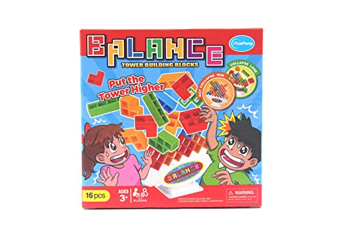 iYuePeng Board Games for Kids & Adults Tetra Tower Balance Stacking Toys Perfect for Family Games, Parties, Travel