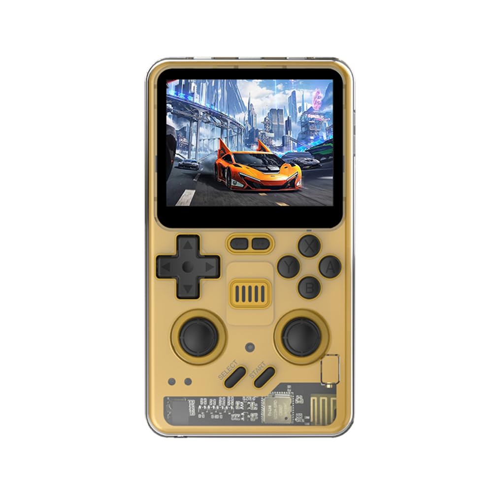 Powkiddy RGB20 Pro Handheld Retro Game Console, Vivid 3.2’’ IPS Screen, Powerful Quad-Core Processor, Dual TF Card Support, Long-Lasting 5000mAh Battery, Classic Gaming Experience (Green 128GB)