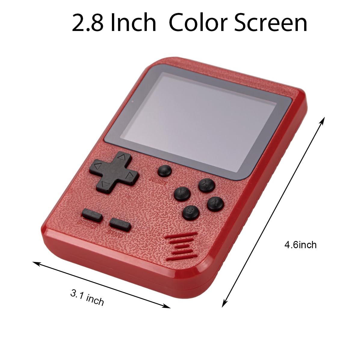 Handheld Game Console with 400 Classical FC Game Console Support for Connecting TV Presents (Blue)