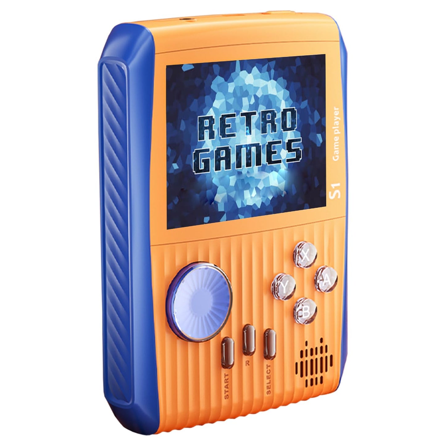 Retro Game Console Handheld, Mini Handheld Game Console for Kids with 666 Classic Retro Games, 1020mAh Rechargeable Battery, 3 Inch Screen Gameboy, Birthday Game Toy for Boy Girl (Blue)