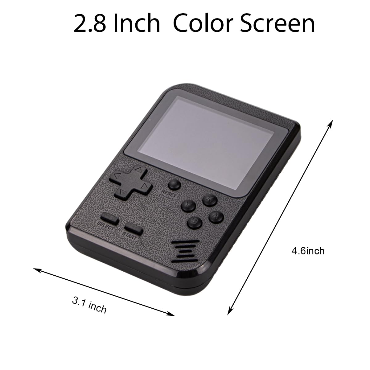 Handheld Game Console with 400 Classical FC Game Console Support for Connecting TV Presents (Blue)