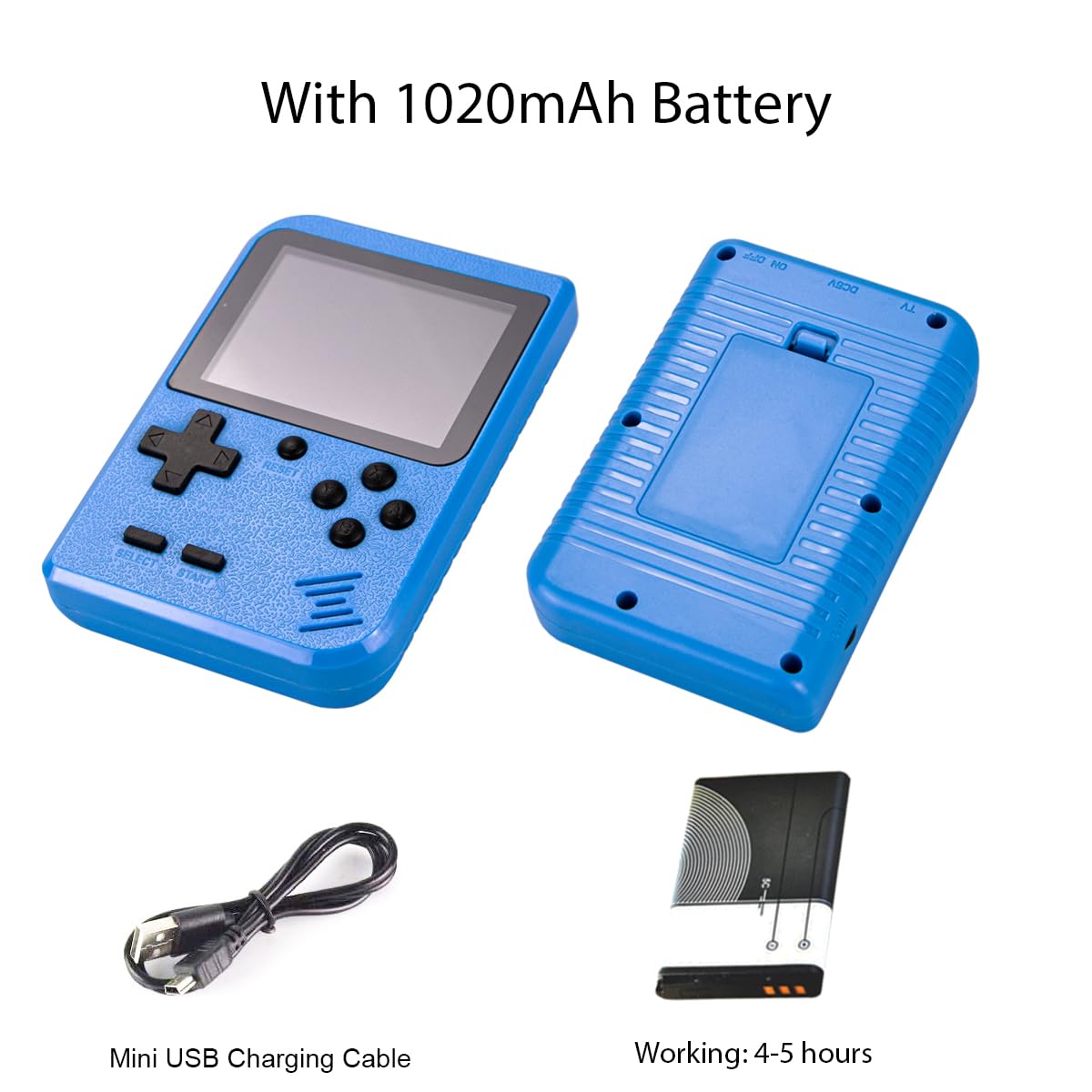 Portable Handheld Games Retro Mini Video Games，Handheld Game Console with 500 Classical FC Games 2.8" Color Screen，Birthday for Boys Girls and Adults (Game500-Red)