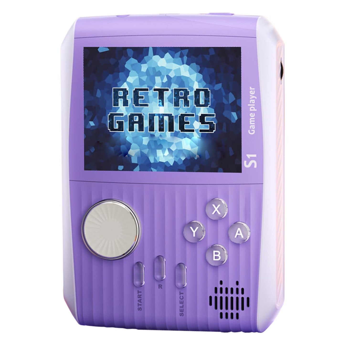 Retro Game Console Handheld, Mini Handheld Game Console for Kids with 666 Classic Retro Games, 1020mAh Rechargeable Battery, 3 Inch Screen Gameboy, Birthday Game Toy for Boy Girl (Blue)