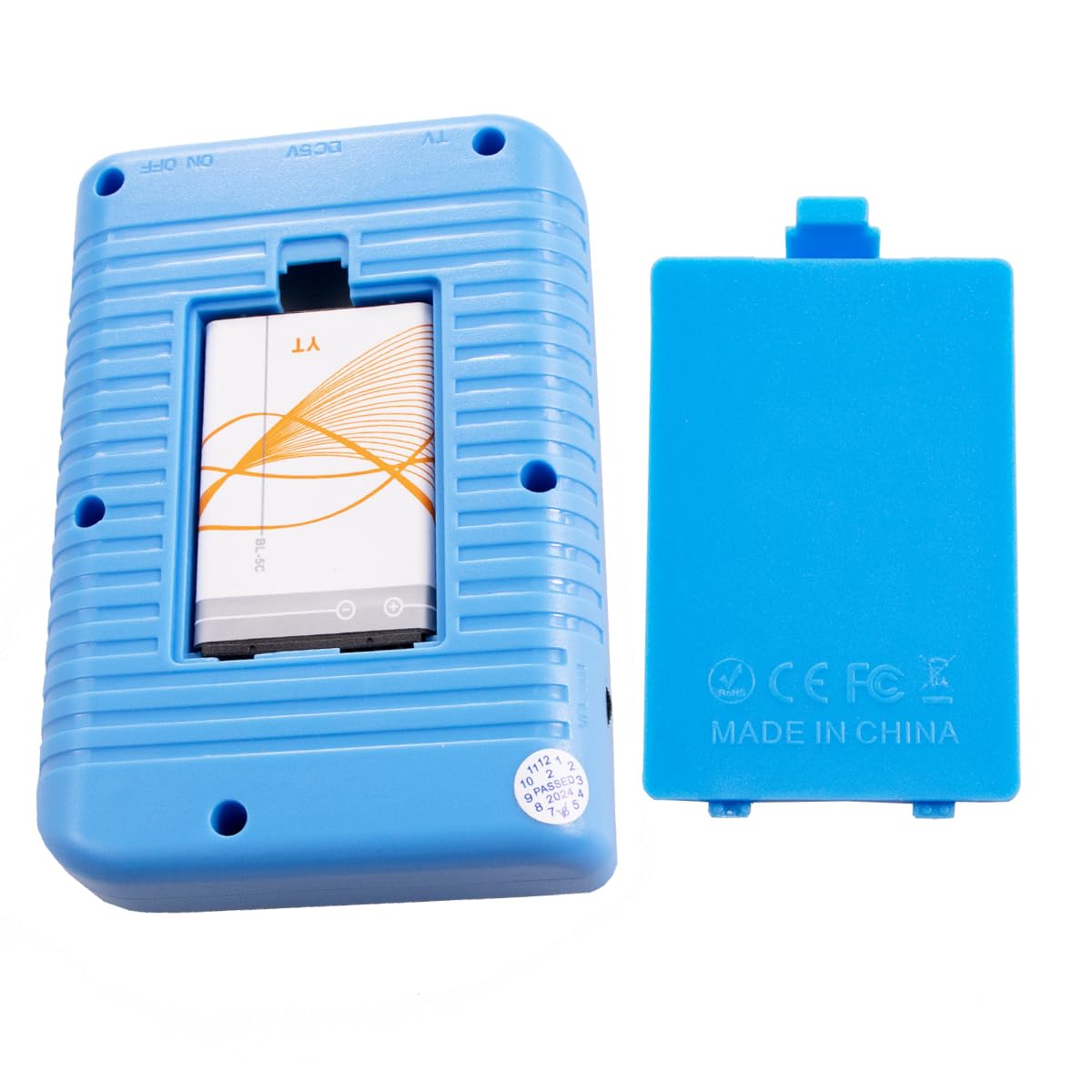 Handheld Game Console with 400 Classical FC Game Console Support for Connecting TV Presents (Blue)