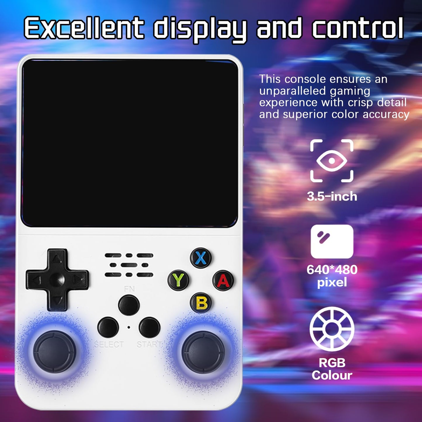 Retro Boy - Infinity Retro Boy Game Console, Retro Handheld Game Console Built in 20000+ Games, 3.5in HD Portable Game Console Wireless Revisiting Classics (128GB Black)