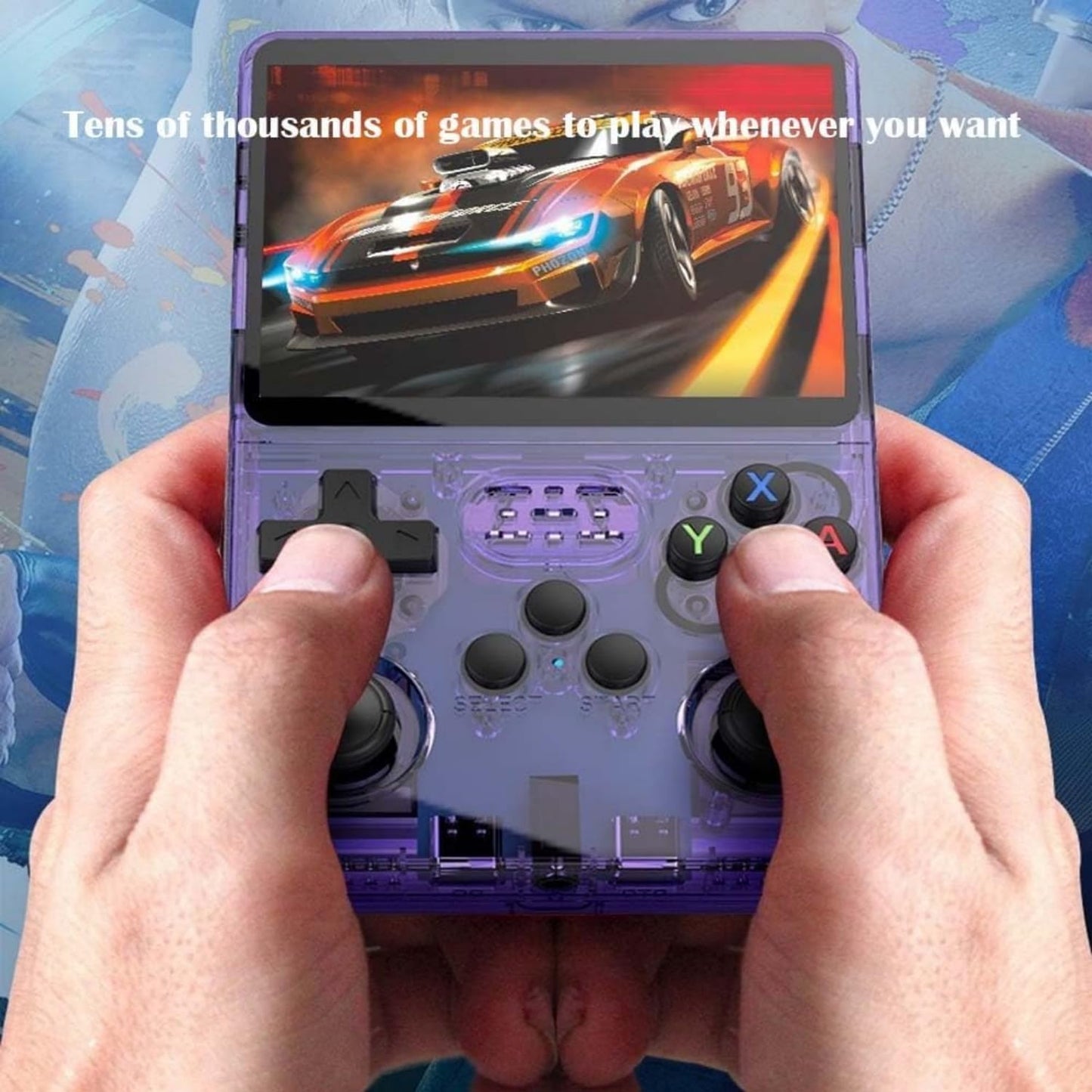 R36S Handheld Game Console, R36S Retro Handheld Game Console, 3.5-inch Retro Handheld, with 64G Built-in 15000+ Classic Games, Game Consoles (Black 64G)