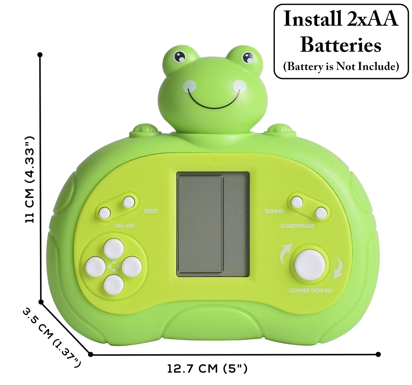 Upgraded Handheld Game Console for Kids - Newest Classic Retro Block Game Console Toy with LCD Screen - Portable Video Game Console Toys - Birthday, for Boys Girls (Spaceman)