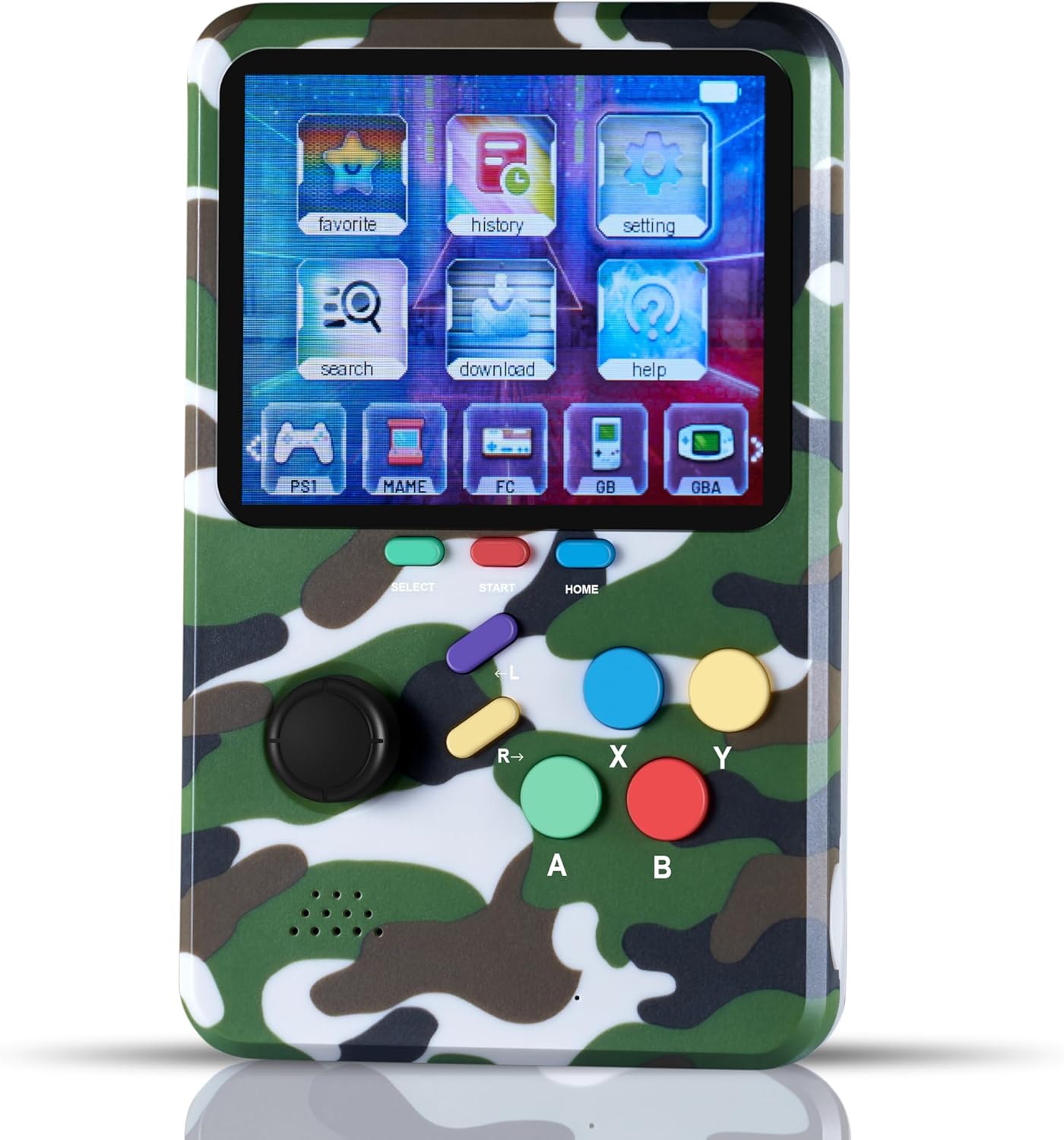 WeLohas Retro Handheld Console,10 Classic Emulator, Q2 Pro Electronic 3D Gaming System,10000+ Fun Games Preloaded,64GB TF Card,3.0" HD Screen,Rechargeable,Portable Console Gifts for Teen Adults