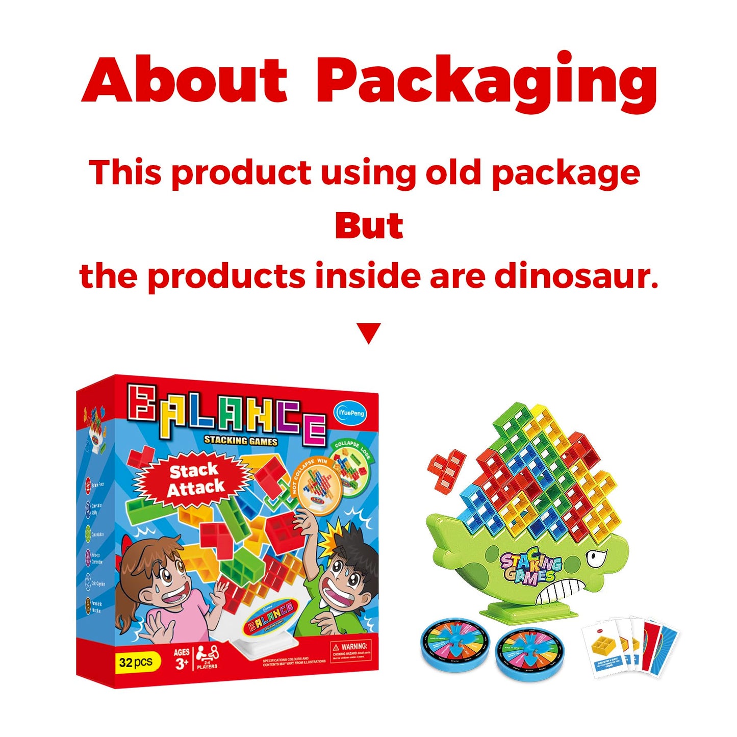 iYuePeng Board Games for Kids & Adults Tetra Tower Balance Stacking Toys Perfect for Family Games, Parties, Travel